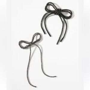 Chic Black Hair Accessories Set